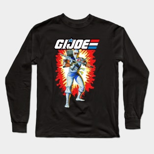 80s toys: Storm Shadow GI Joe toy art card Long Sleeve T-Shirt